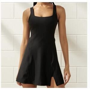 YPB Abercrombie & Fitch Women's sculptLUX Dress Size XXL Black Tennis Sport NWT